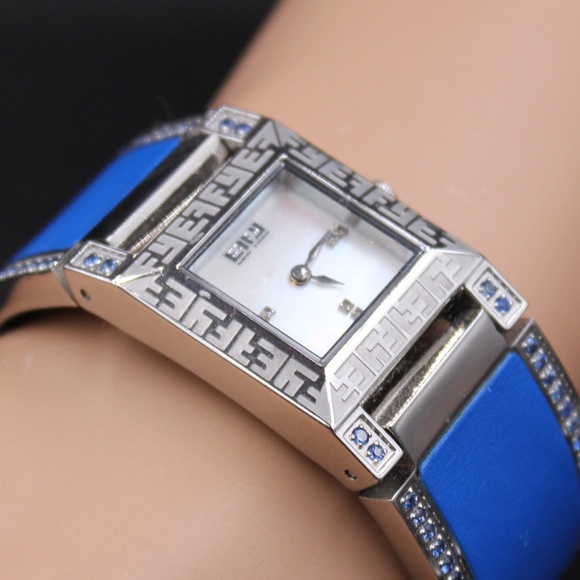 Diamond Blue Sapphire 2.76 tcw Watch main image 5